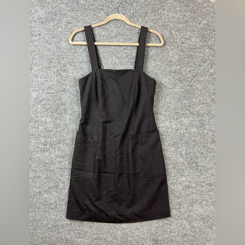 Club Monaco Black Wool Mini Dress Adjustable Straps,‎ Size 00